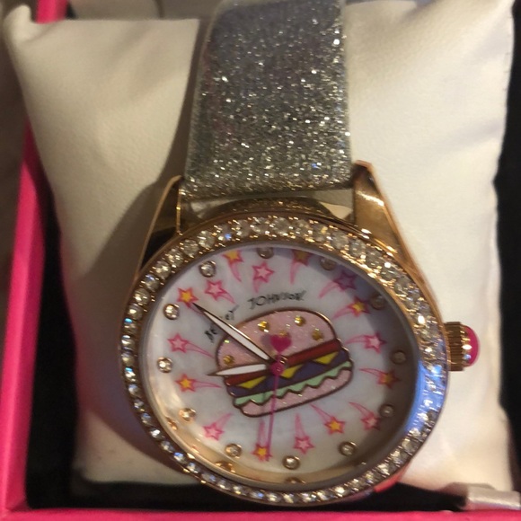 🔥NWT  BetseyJohnson Fun Cheeseburger Watch🔥
